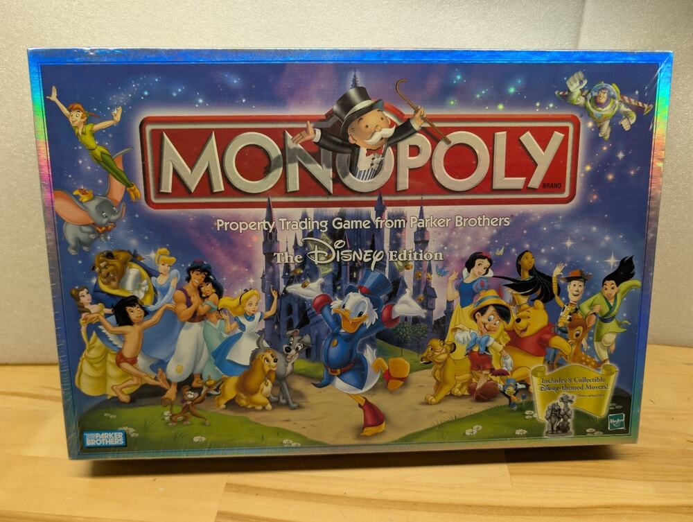 Parker Brothers Monopoly Disney Collectors Edition Board Game NEW Factory Sealed